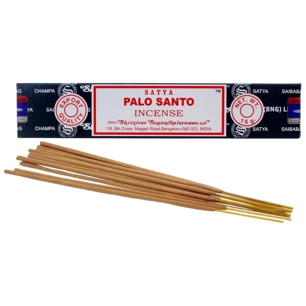 Satya Wierook Stokjes - Palo Santo - Heilig Hout Wierookstokjes - 1 Pakje - 15 Gram-Wierook-1 STUK-Zentana