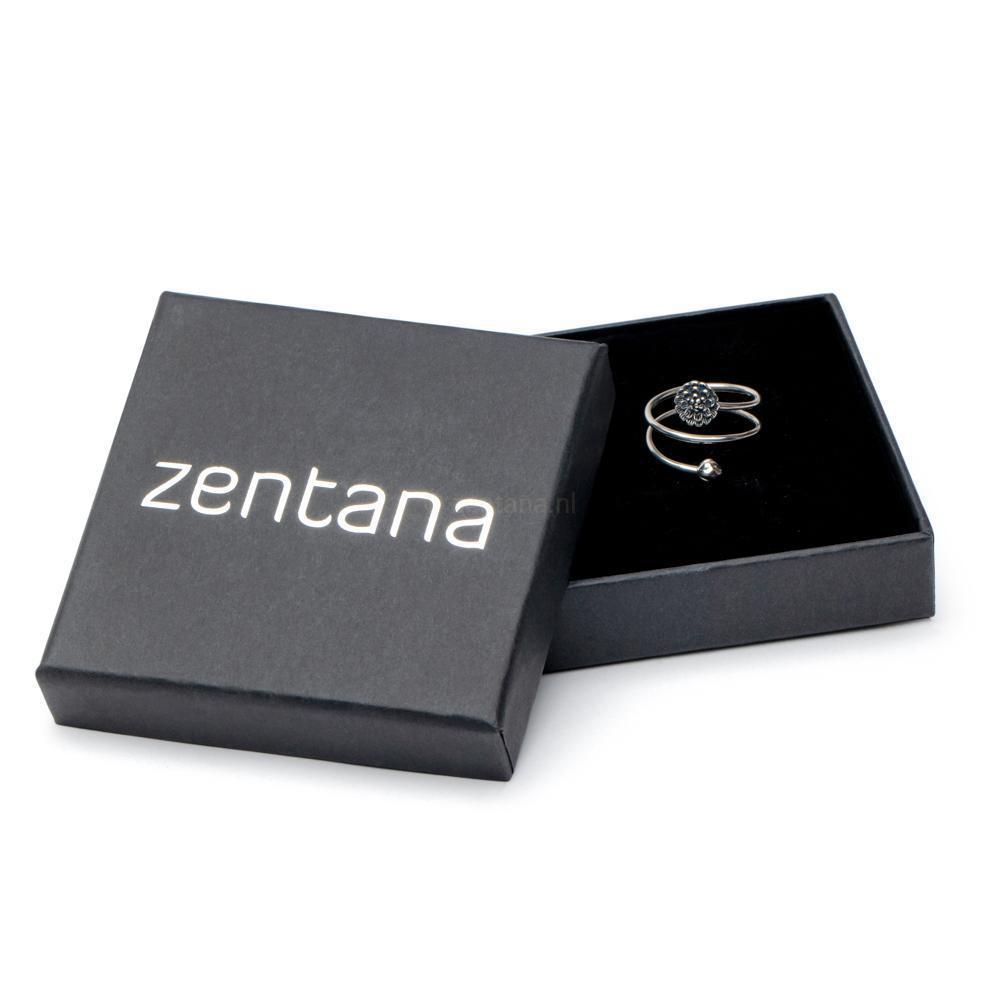 Zilveren Lotus Ring - 925 Sterling Zilver-Lotus Ring-Zentana